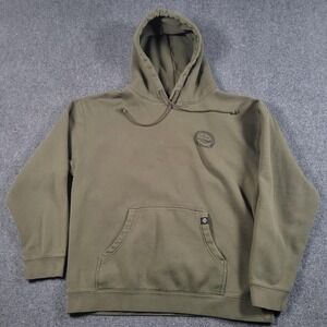 Troll Co Hoodie Sweatshirt Mens Large Green Dirty Hands Clean Money Fleece